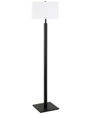 Abraham + Ivy Flaherty Black Floor Lamp