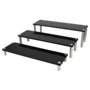 3pcs/set Ladder Acrylic Cake Dessert Cupcake Display Stand Serving Platter Rack