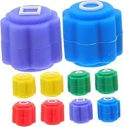 WEKAMOS Catching Stone Game Set 10pcs Korean Game Traditional Stone Tossing Toy Kids Hand-Eye Coordination Party Fun