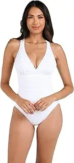 [La Blanca] Multi Strap Cross Back One Piece Swimsuit