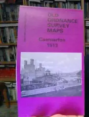 MAP OF Caernarfon 1913 Caernarvonshire Sheet 15.04 by Alan Godfrey NEW