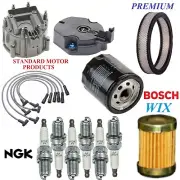 Tune Up Kit Filters Cap Wire Spark Plugs For PONTIAC SUNBIRD V6 3.8L 1979-1980