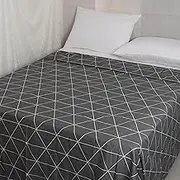 Grey Cotton Flat Bed Sheets Hotel Luxury Full Size Top Sheet Breathable Flat Sheets for Women and Men