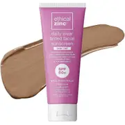 Organic Ethical Zinc Daily Wear Tinted Facial Sunscreen Dark Tint 50 100g – Fresh, healthy organic delivery | Doorstep Organics