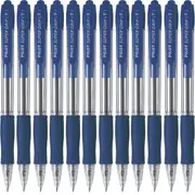 Pilot BPGP-10R-F-L Super Grip Retractable Ballpoint Pen Fine 0.7mm (Blue) [Box 12]