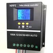 4000W MPPT Solar Charge Controller 100A 80A 60A PV Regulador 12V 24V 36V 48V LCD