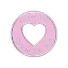 Kindness Club Embroidered Patch Heart Cutout Iron-On/Sew-On Applique for Clothes