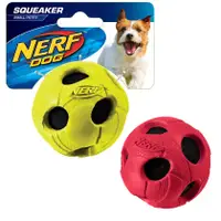 在飛比找BONEBONE優惠-NERF樂活打擊─ 紅色/綠色 犬用耐咬包覆式球型玩具3.5