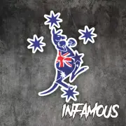 SOUTHERN CROSS KANGAROO STICKER DECAL - Car Boat 4x4 4WD Ute Holden FPV Aussie