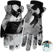 [byepica] Kids Snow Gloves, Waterproof & Windproof Winter Ski Gloves for Children, Thick Thermal Gloves for Snowboarding, Sledding, Snowball Fights