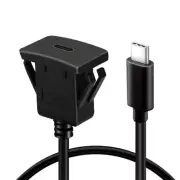 Expand Car Connectivity with Waterproof Square Type C Car Mount Flush Cable