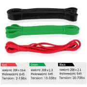 FAT-Reducing Helper For Women & Men Resistance Strength Pull Up Assist Bands Set
