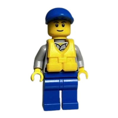 LEGO Minifigure - City - COAST GUARD CREW MEMEBER (Male) - Mint Mini Figure