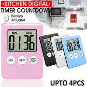 LCD Digital Timer Magnetic Kitchen Timer Egg Cooking Alarm Clock Countdown Timer