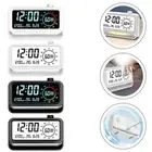 Silent Operation LCD Digital Alarm Clock for Study or Sleep Environments
