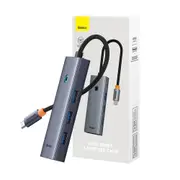 Baseus Flite Series 5-Port HUB Docking Station (Type-C to HDMI4K@30Hz*1+USB 3.0*4)