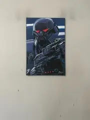 Dark Trooper Star Wars 12" x 18" Pop Art Painting Chris Cargill