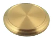 Communion Ware | Bread Plate Base | Stainless Steel – Matte Gold Finish