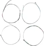 4 PCS Violin Strings for 1/2 Violins Aluminium Alloy Wound versal Full Set (GDAE) Fiddle String Silver pe 2