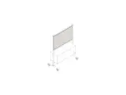 Lorell Adaptable Panel Dividers - Aluminum, Acrylic - White LLR90279