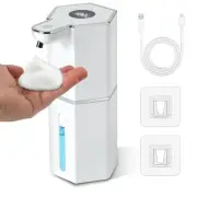 Rechargeable Automatic Soap Dispenser，Touchless Soap Dispenser 4-Level Adjust...