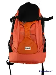 Lanperle Pet Carrier Backpack Orange Black Small Medium Pets NEW