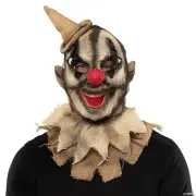 Scarecrow Clown Full Head Covering Halloween Mask –