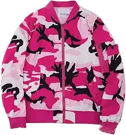 [HEYDHSDC] Unisex Camouflage Bomber Jacket Army Military Streetwear Coats