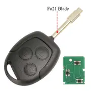 3 Buttons Remote Key 315/433Mhz For Ford Focus Fiesta Fusion C-Max For Mondeo Galaxy C-Max S-Max With ID60 4D63 Chip No Chip FO21