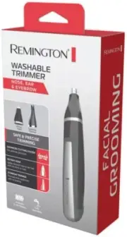 Remington Washable Nose, Ear & Eyebrow Trimmer Groomer Black FREE SHIPPING AU