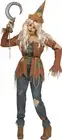 Scary Crow Scarecrow Adult Womens Costume NEW Top Pants Hat