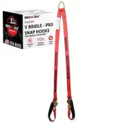 Pro Tow Straps V Bridle 2 Inch x 6 Feet with Snap Hooks, Recovery V Strap, Ro...