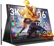 NEW UPERFECT 16” Portable Monitor 2880x1800 3KTravel Screen Gaming Monitor $340