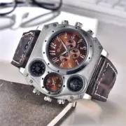Oulm 1349 Sport Watches Men Super Big Large Dial Quartz Decorative Compass Watch