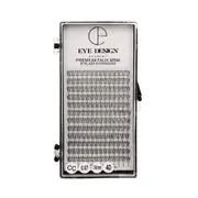 Eye Design 4D CC Curl Mini Premade Fan Lash Trays - 0.07 - Single Length
