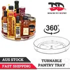 Rotating Turnable Storage Pantry Tray Seasoning Bottle Organizer Rack Kitchen