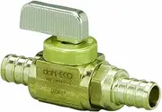 VIEGA PureFlow Zero Lead Pex Crimp Ball Valve with 1/2" x 1/2" Crimp x Crimp, 46031