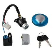 Ignition Switch Gas Cap Helmet Seat Lock Key Set For Honda CMX250 Rebel CA125