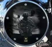 HARLEY DAVIDSON 2019+ SOFTAIL DERBY CLUTCH COVER US ARMY