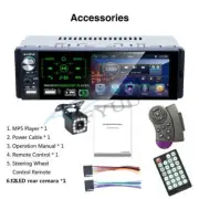 4.1" Touch Screen Car Bluetooth MP5 Player AM FM RDS +12LED Rearview Camera Set (for: Honda Civic)
