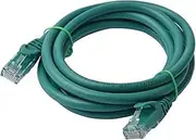 8WARE Cat6a Snagless UTP Ethernet Cable, 2 Meter, Green