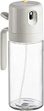 Olive Oil Sprayer - Olive Oil Dispenser Bottle | Leakproof Cooking Sprayer, Glass Dispenser/Pour Bottle, Washable Leakproof Vinegar Mister Spray Container For Baking, Frying, BBQ