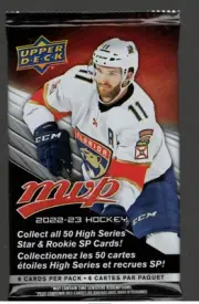2022-23 UPPER DECK MVP HOCKEY - BRAND NEW/SEALED - 1 PACK