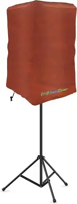 15 Inch PA/DJ Lightweight Powered Speaker Cover Bag in Brown for Stand Mounted S