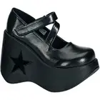 Pleaser Demonia Goth Punk Platform Mary Jane High Heels Adult Women Dynamite/03