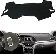 Dashboard Cover Dash Mat, for Hyundai Elantra/Avante 2016-2018 LHD, Car Dashboard Cover, Non-Slip Dash Cover Mat, Anti-Scratch Dash Mat Dashboard Cover,Interior Dash Covers