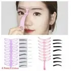 Eyebrow Definition Shaping Template Eyebrow Stencils Kit Brow Grooming Card