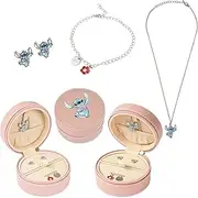[Disney] Lilo and Stitch Jewellery Set, Mickey & Minnie Mouse Earrings, Bracelet, Necklace, Jewellery Box, Girls Gifts