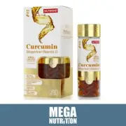 Nutrend Curcumin+Bioperine+Vitamin D Antioxidant & Boost Digestion 60 Capsules