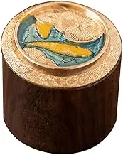Mikinona Wooden Teapot Lid Holder Decorative Cup Lid Stand for Tea Lovers Unique Teacup Accessory Rack Compact for Home Office Party present Tea Cover Holder